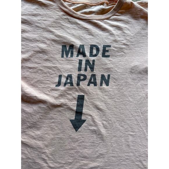 Vintage 1970s/1980s 'Made in Japan' Pink T-Shirt Size Small Single Stitch - Picture 3 of 9